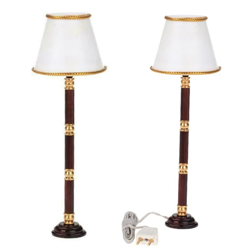 

1:12 Dollhouse Miniature LED Light Floor Lamp
