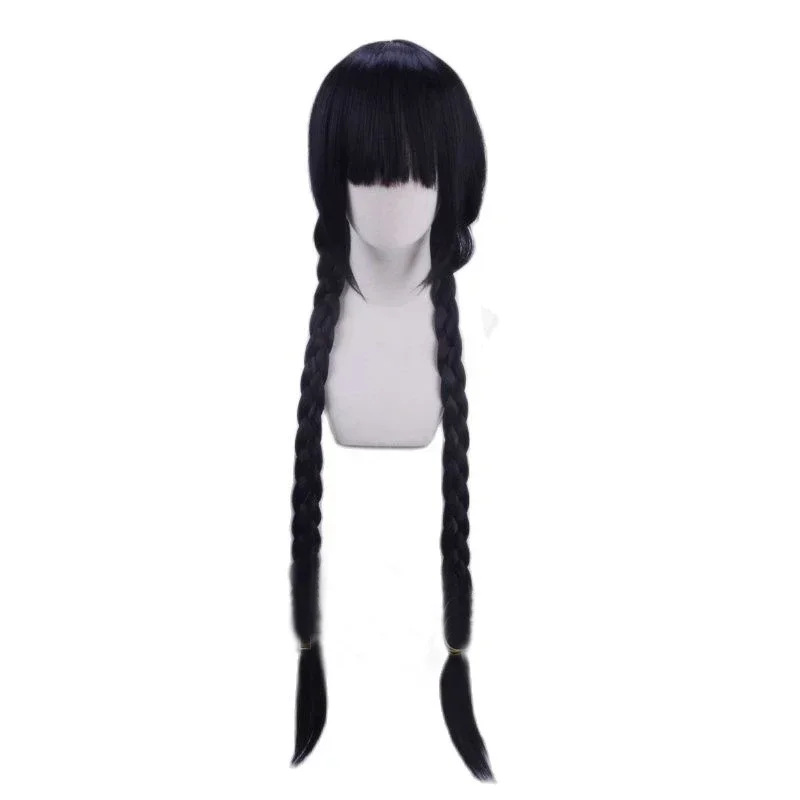 ЧЕРНЫЙ ЛАГОН Roberta Rosarita Cisneros 100 см длинный плетеный черный парик для косплея с