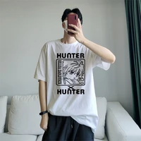 japanese anime hunter x hunter t shirt men kawaii cartoon gothic killua graphic tees manga harajuku tops unisex t shirts male