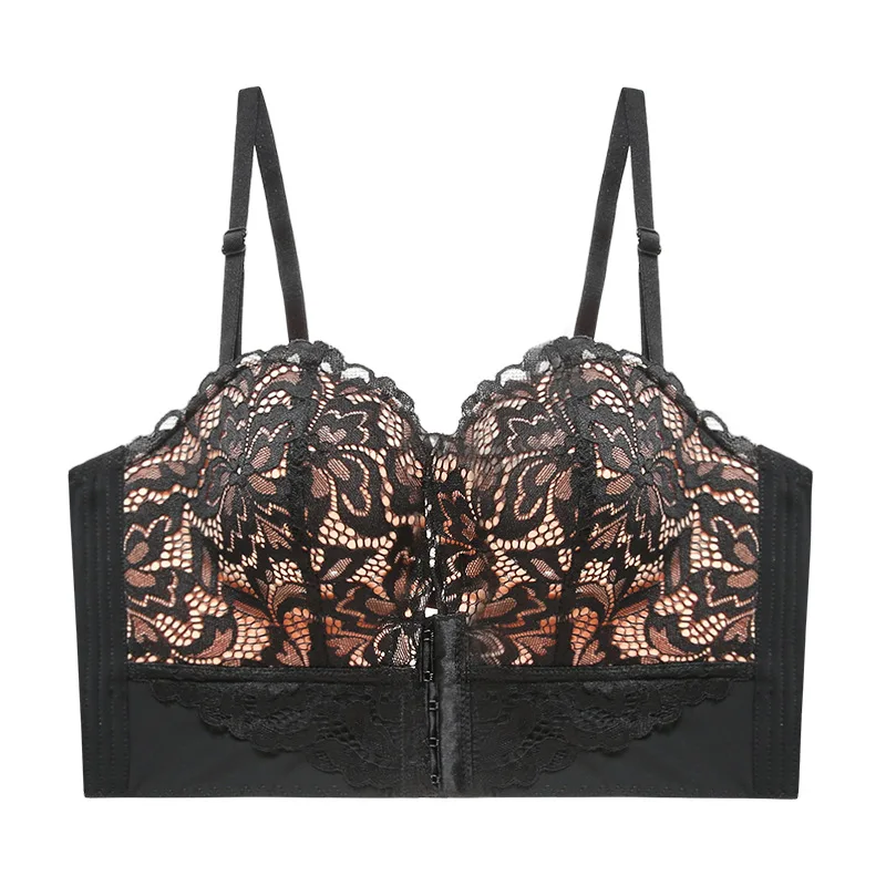 

Bra Wireless Underwear Sexy Push Up Brassiere Women Strapless Bra Wireless Corset Shaper Lace Brassiere Lingerie Bras for Women