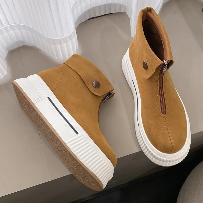 

Модные зимние женские ботильоны 2022, женские теплые ботинки на толстом плюше для снега, водонепроницаемые Нескользящие ботинки для мам, ботильоны