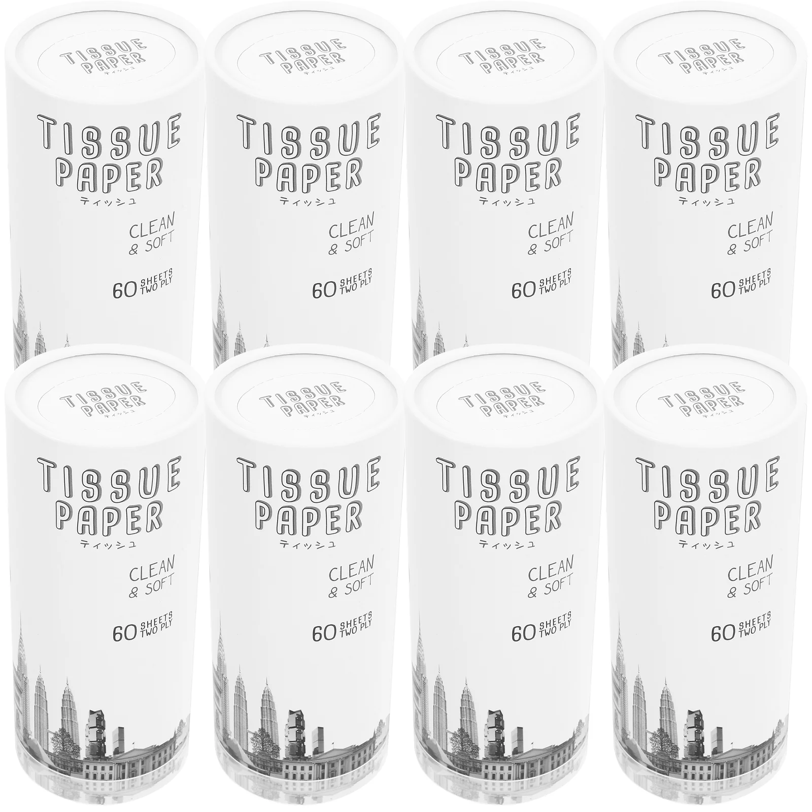 

9 Pcs Car Tissue Paper Towel Holder Travel Facial Tissues Napkin Portable Face Wipes Cylinder