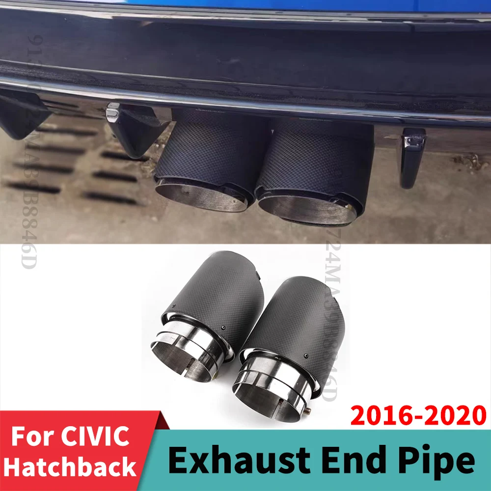 Высококачественная внешняя часть наконечник выхлопной трубы для хэтчбека Honda CIVIC