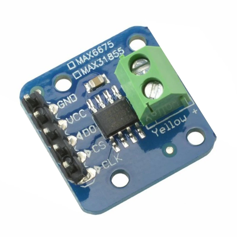 

Practical MAX31855 Temperature Measurement MAX6675 K Type Thermocouple Breakout Board Module with SPI Port Easy Install