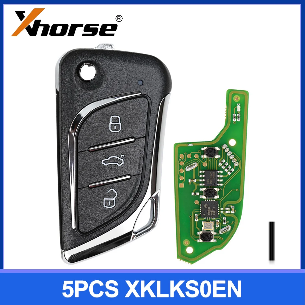 5 шт./лот Xhorse XKLKS0EN проводной дистанционный ключ для Lexus 3 кнопки VVDI VVDI2 ключевой