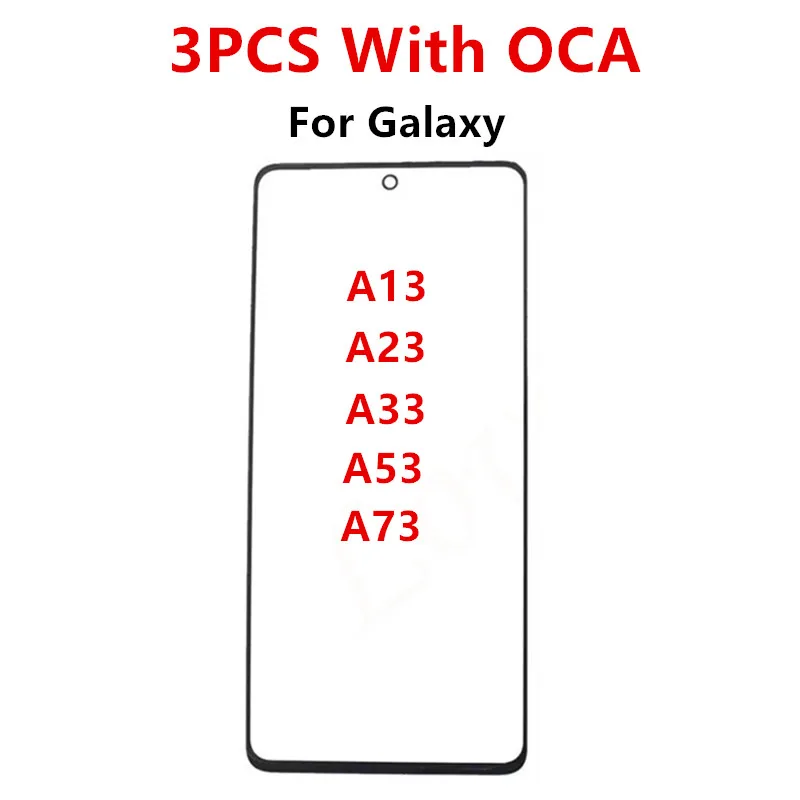 

3 шт., передний экран для Samsung Galaxy A13 A23 4G A33 A53 A73