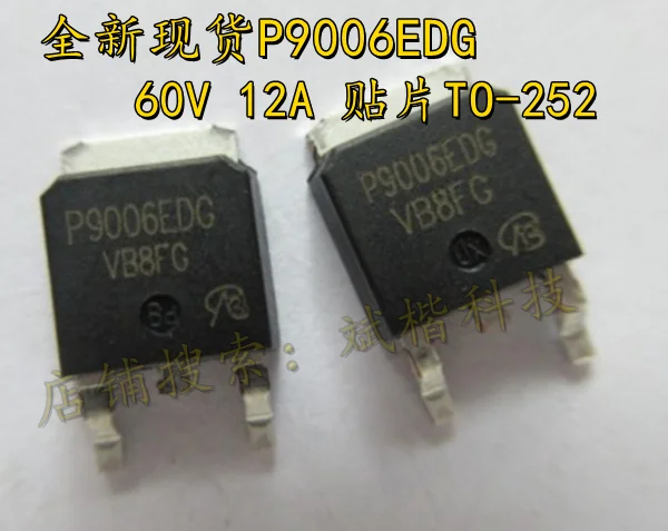 10 шт./партия P9006EDG 60 в 12 а P-канальный полевой транзистор МОП транзистор TO-252