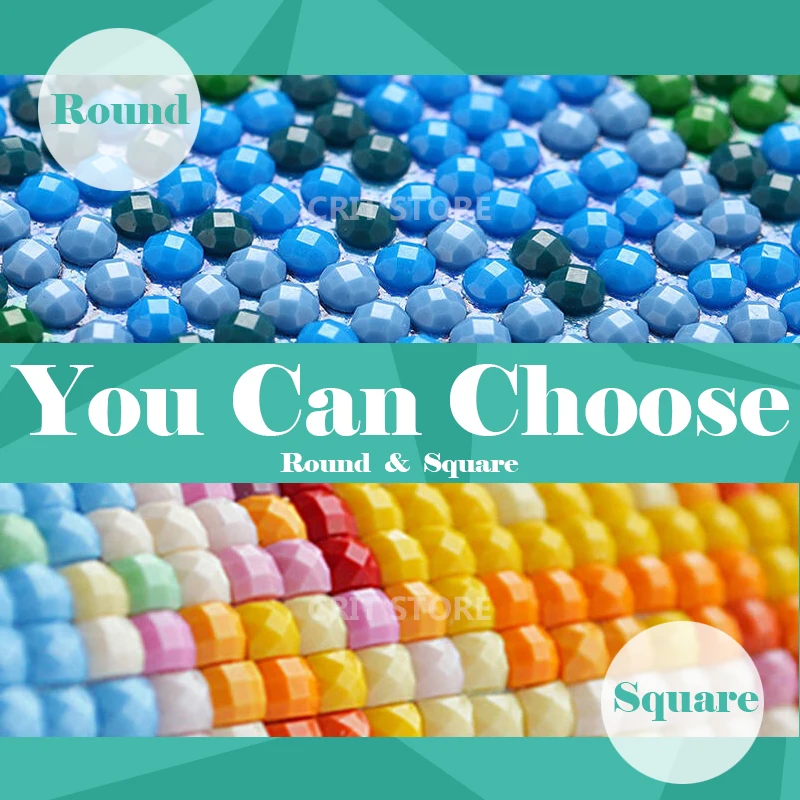 Алмазная живопись животные мультфильм единорог 5d мозаика сделай сам полностью