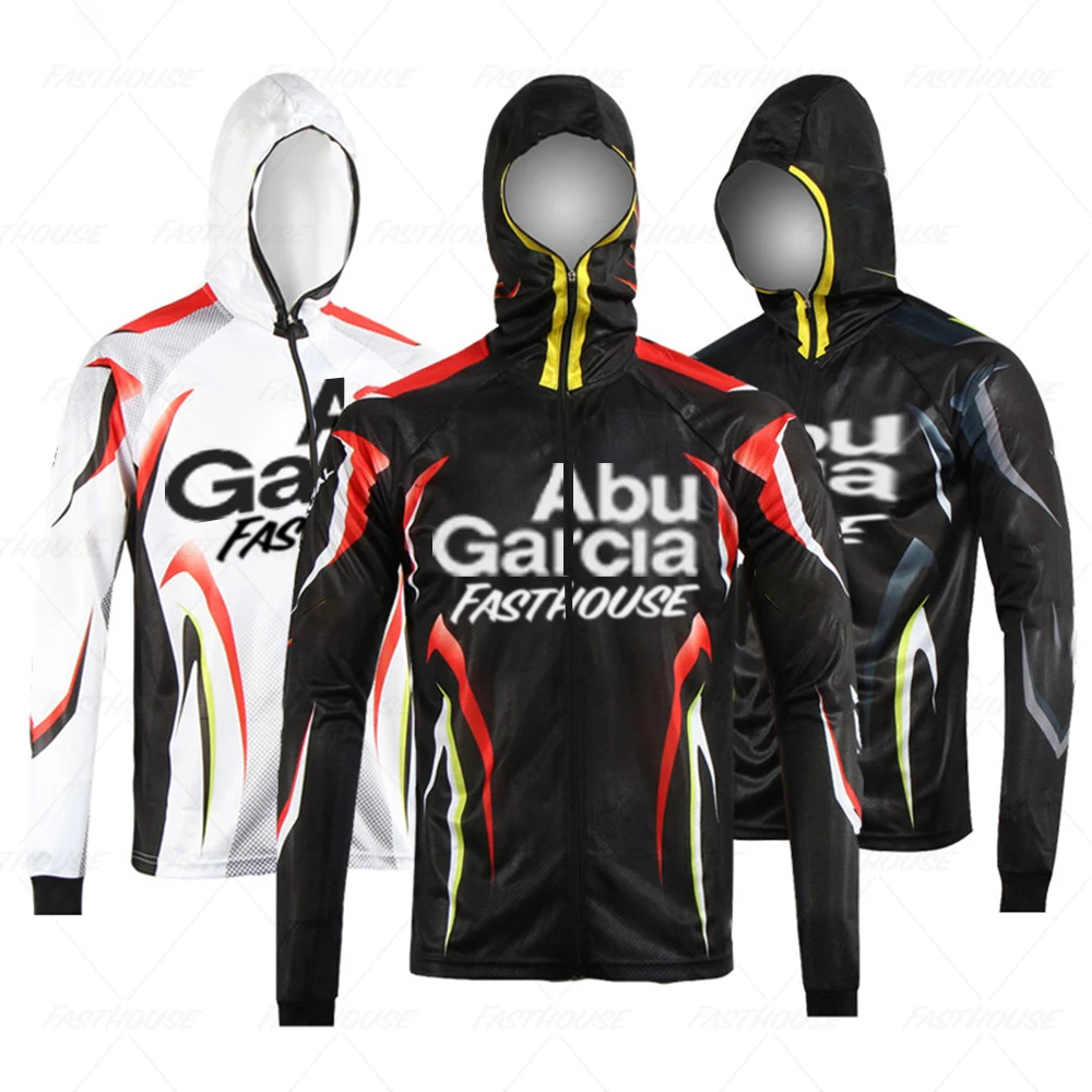 

2023 ABUGARCIA Fishing Clothing Fishing Jacket Summer Qucik Drying Sun Protection Anti-UV Breathable Hooded Fishing Shirt