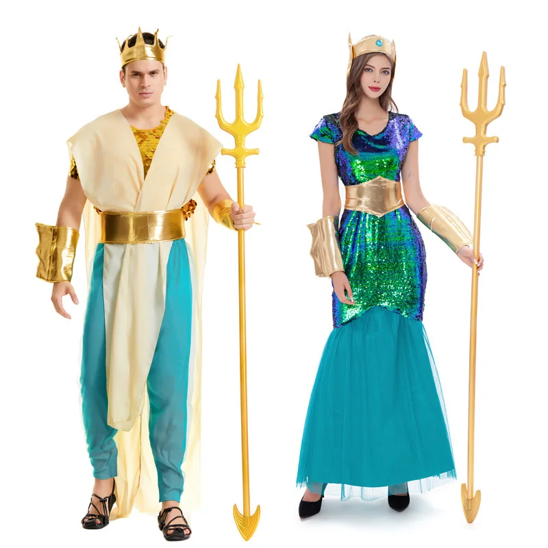 

Halloween Masquerade Men's And Women's Clothing Ancient Egypt Cleopatra Warrior Pharaoh Queen Dressed Up Greek Goddess