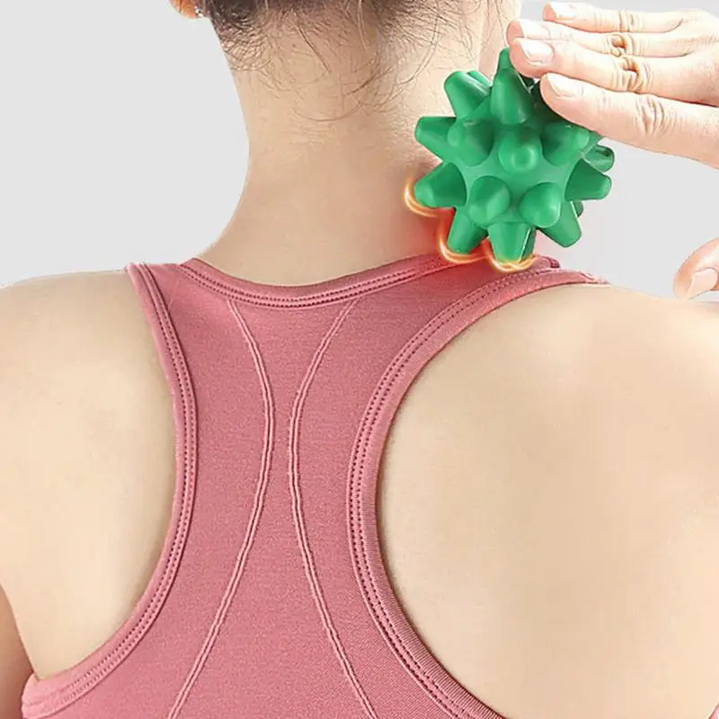 Прочный массажный мяч с спицами ТРИГГЕРНАЯ точка спортивный фитнес снятие боли в