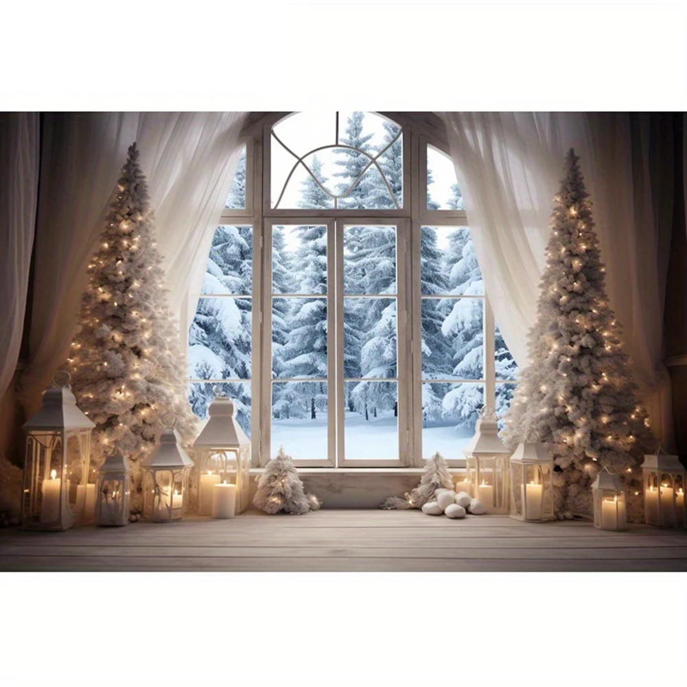 10x8 футов рождественские предметы елка Зимний снег декорация 2025 свадебный день