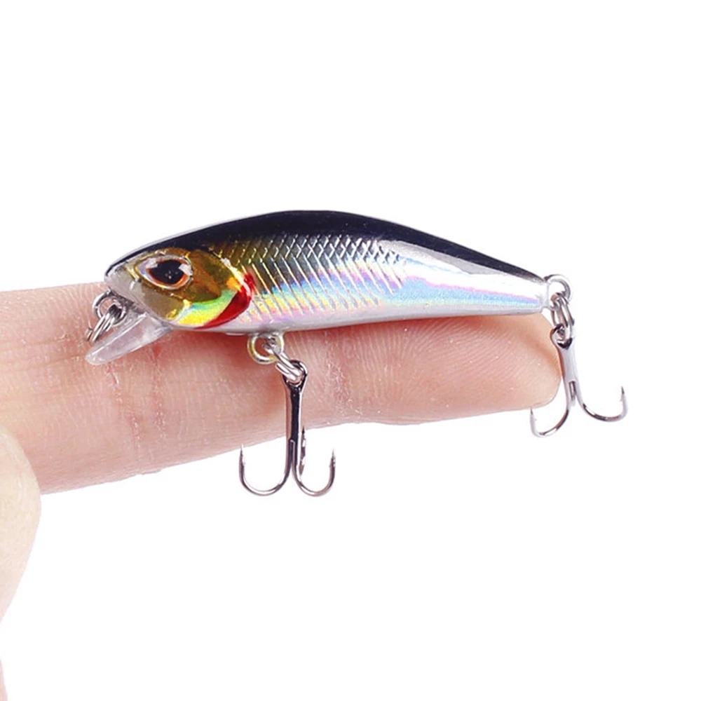 

1PCS Minnow Fishing Lure 45mm 3.5g Sinking Hard Bait Wobbler Jig Bait Crankbait Carp Striped Bass Pesca Fishing Tackle SwimBait