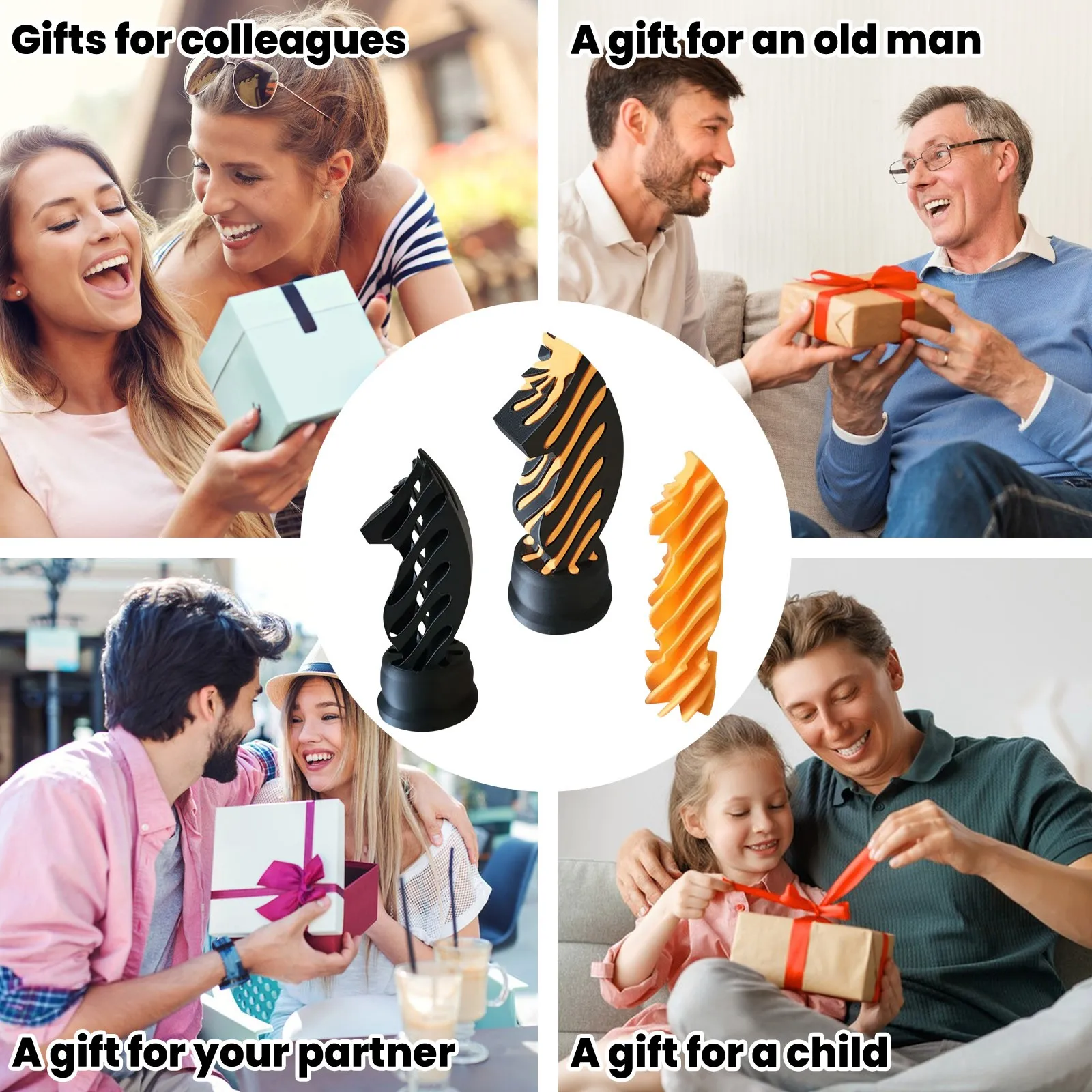 3D Печатные Спиральные Конусы Декомпрессионная Игрушка Иллюзорная Вихревая Нить