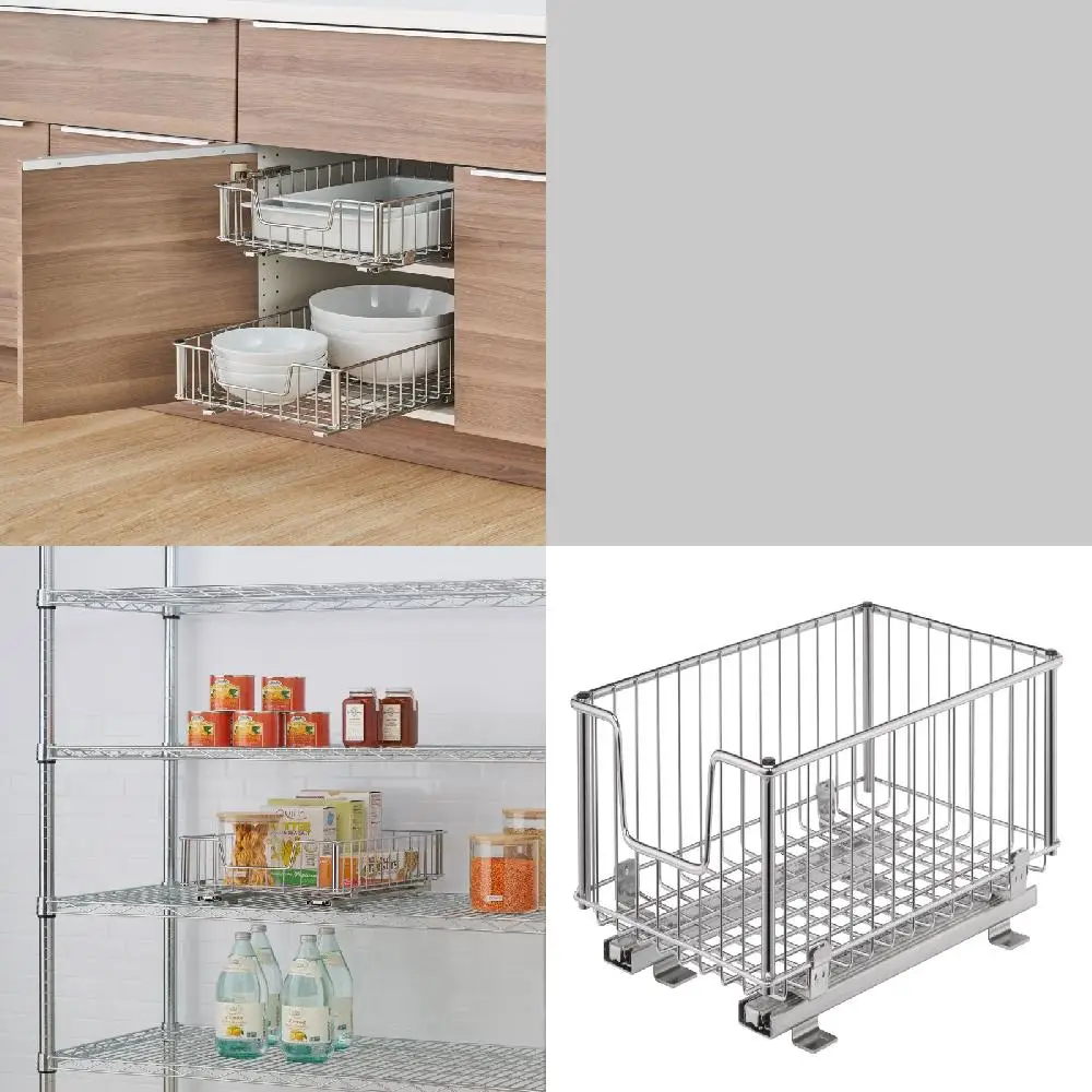 

Deluxe Kitchen Food Storage & Organization Containers Organizer Dish Drainer Set - Perfect Space Saver Solution.