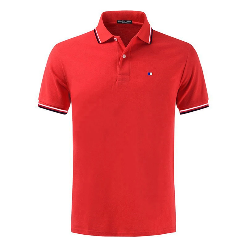 

New Summer High Quality Men's Casual Polo Shirt Social Business Short-Sleeved Shirt Men's Collar Polos Shirt S-2XL DG906