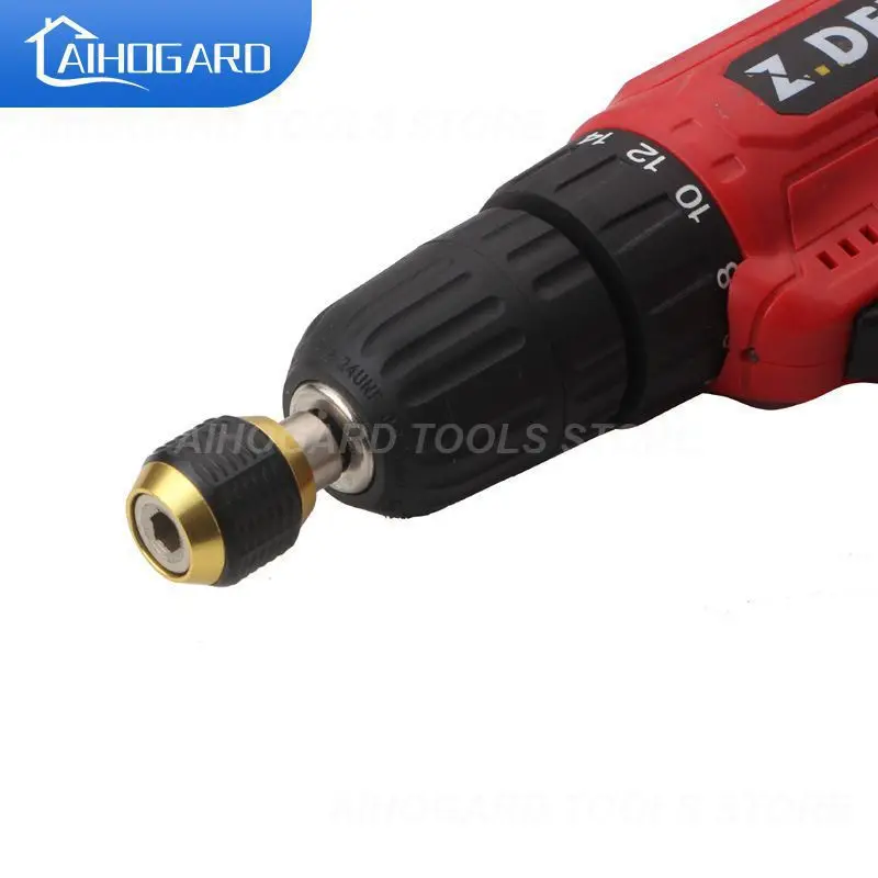 

1PC Practical Hexagonal Shank Quick Coupling Quick-change Adapters For Electric Drills 1/4 Inner Hex Self-locking Connecting