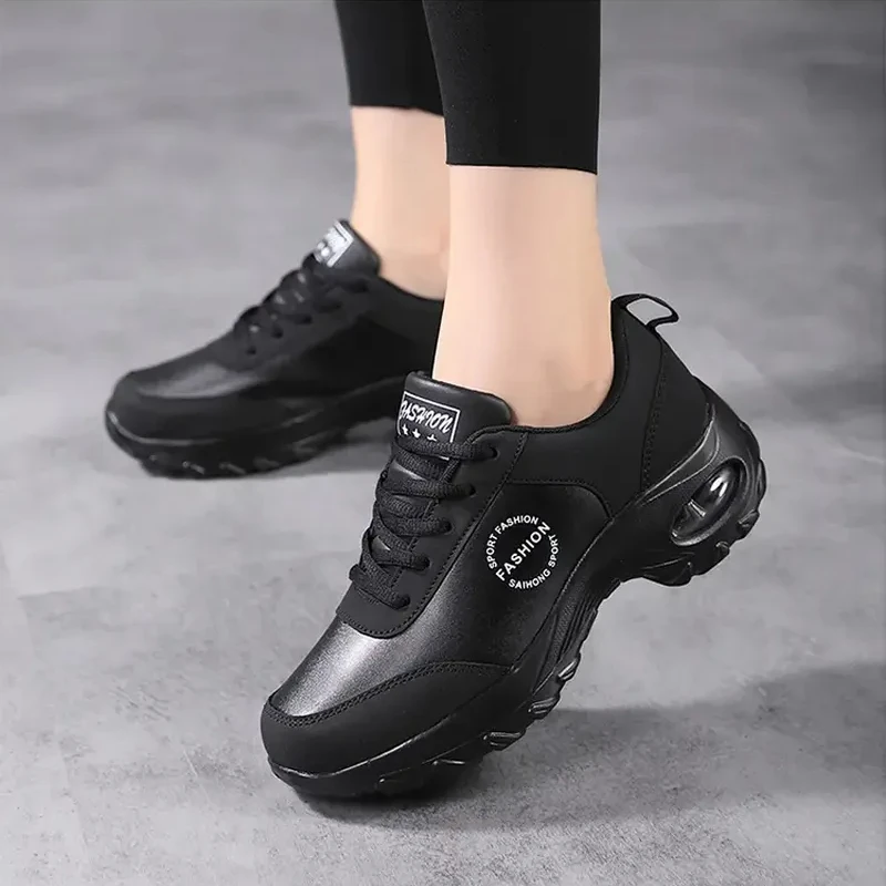 

New style women's casual sports air cushion shock absorption shoes spring and autumn soft bottom fashion all-match women's shoes