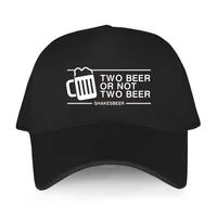 Baseball cap for men Hip Hop Harajuku Hats Omnitee Two Beer Or Not Two Beer Shakesbeer Teens golf hat summer breathable caps