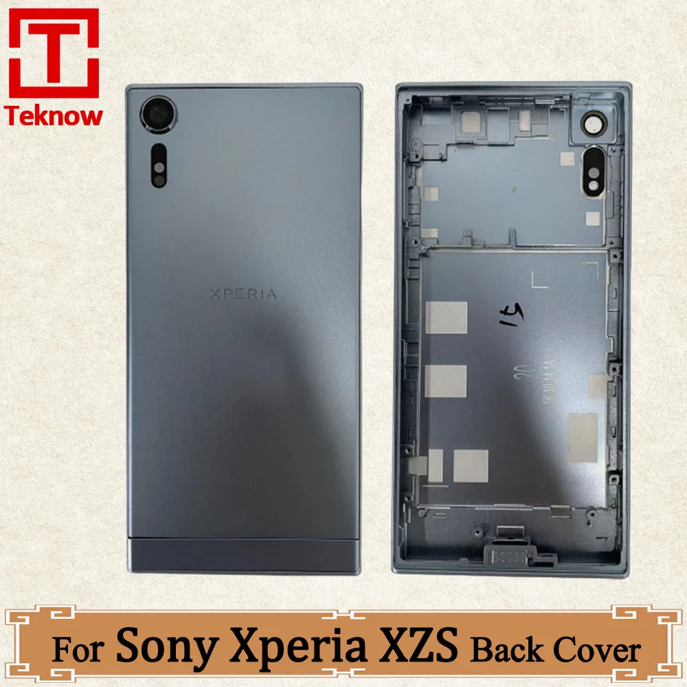 Original Best Battery Back Cover Housing Door For Sony Xperia XZS G8231 G8232 with Camera Glass Lens Rear Case Lid Phone Shell