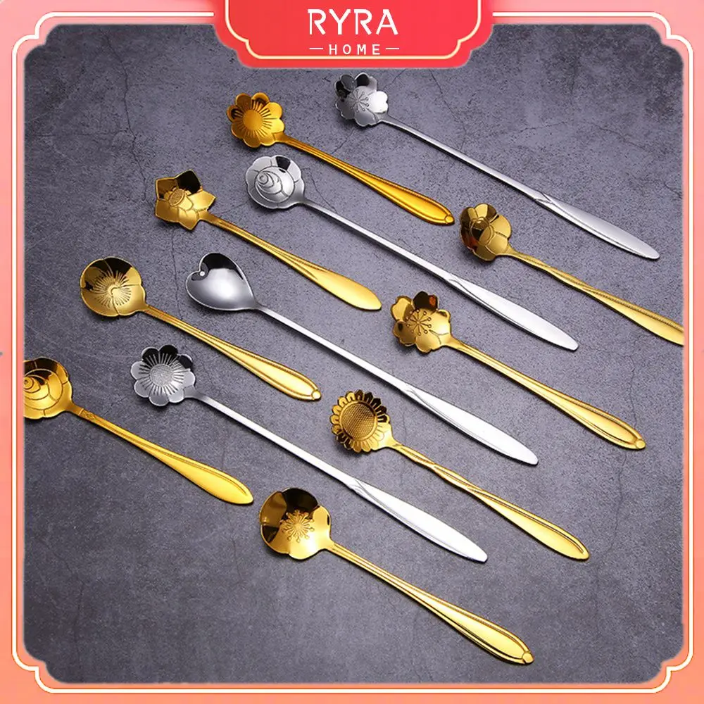 

Зеркальная ложка для кофе в стиле ретро