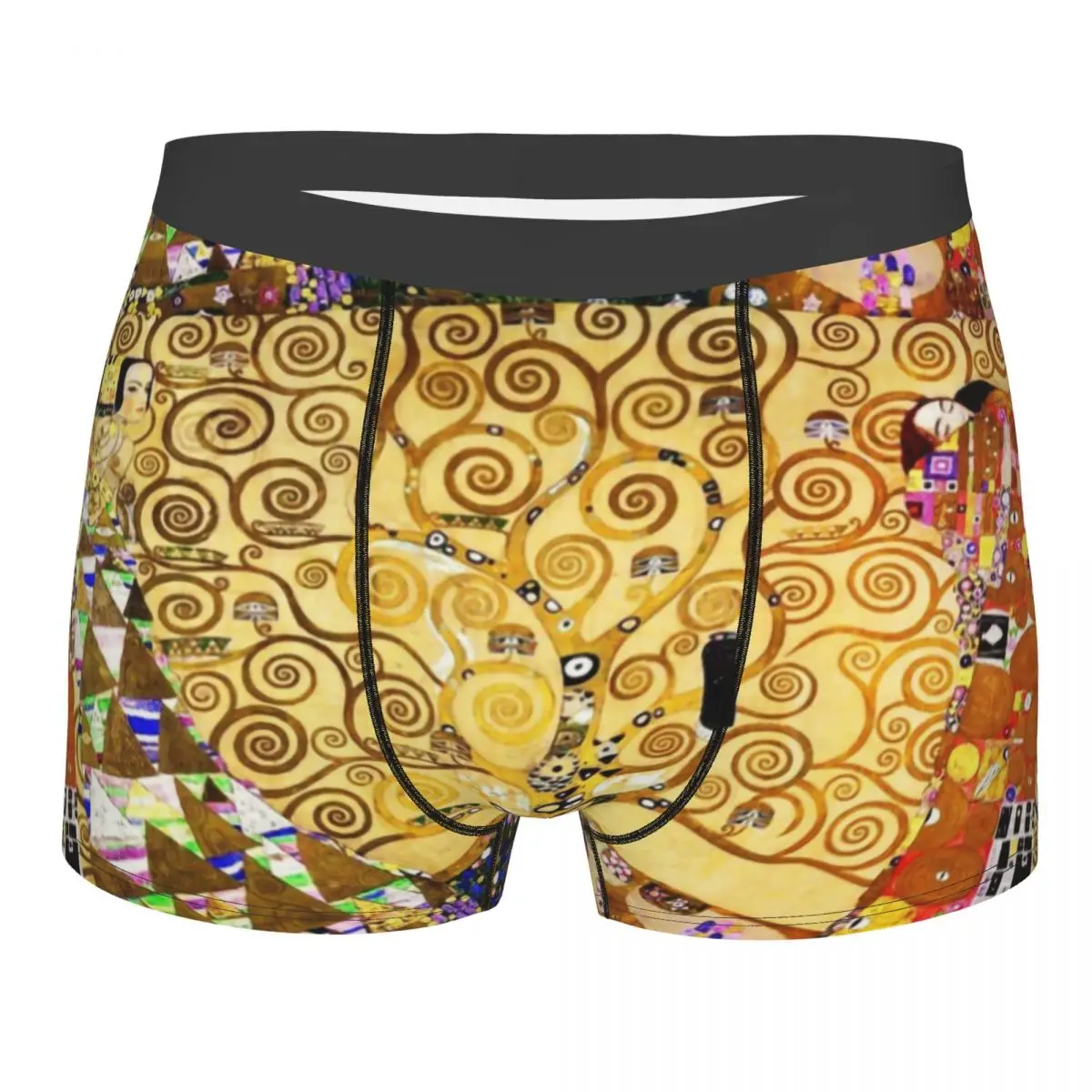 

Fashion Tree Of Life Stoclet Frieze Gustav Klimt Boxers Shorts Underpants Male Breathbale Symbolism Art Briefs Underwear