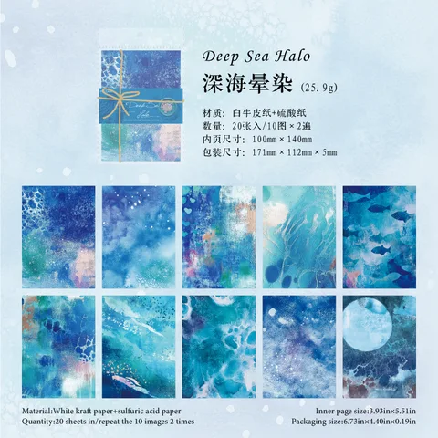 Блокноты Alideco, бумага, 20 шт.