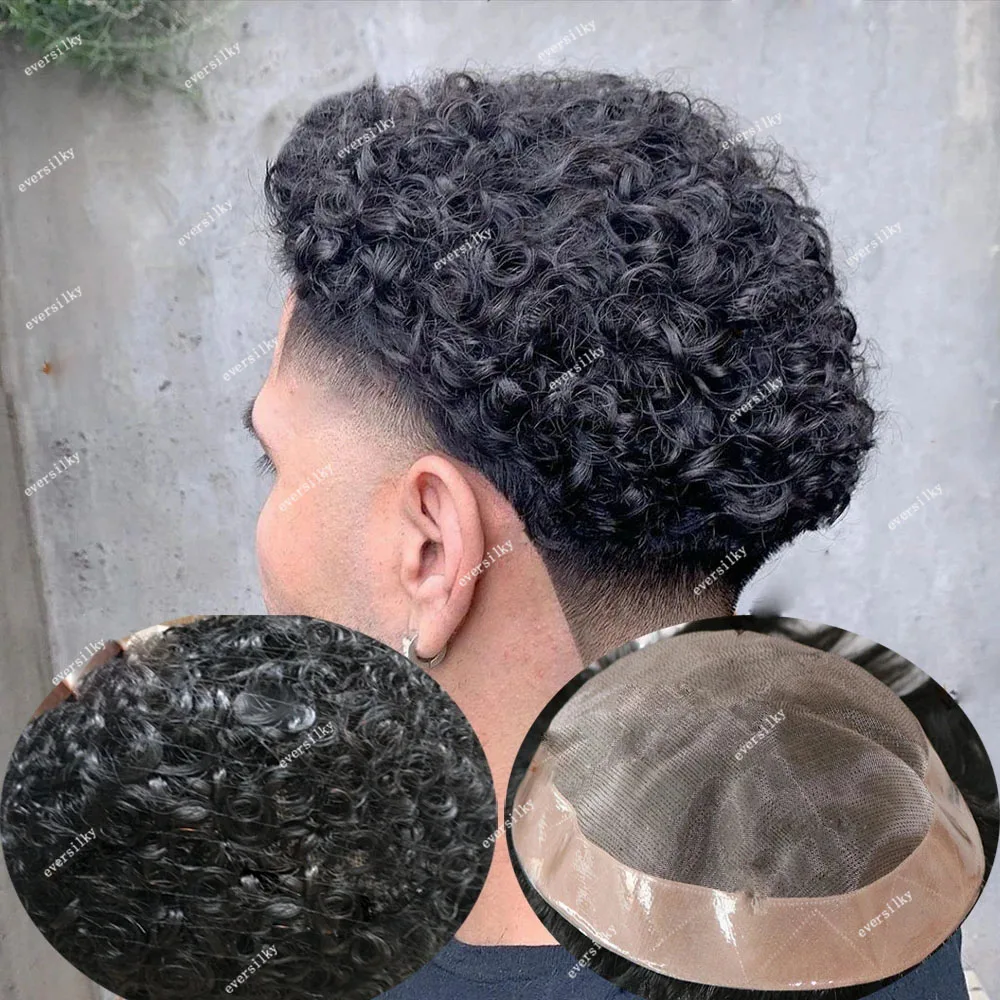 

Парик мужской парик 20 мм, 100% натуральные человеческие волосы Remy, супертонкая моно-кружевная верхняя часть из искусственных индийских волос, парик для замены мужской t-System для мужчин