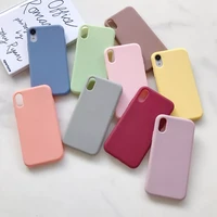 for oppo a92 a72 a52 find x2 neo a8 a31 a9 a5 2020 a91 f15 f9 pro f3 f1 plus case cute matte solid candy simple silicone cover