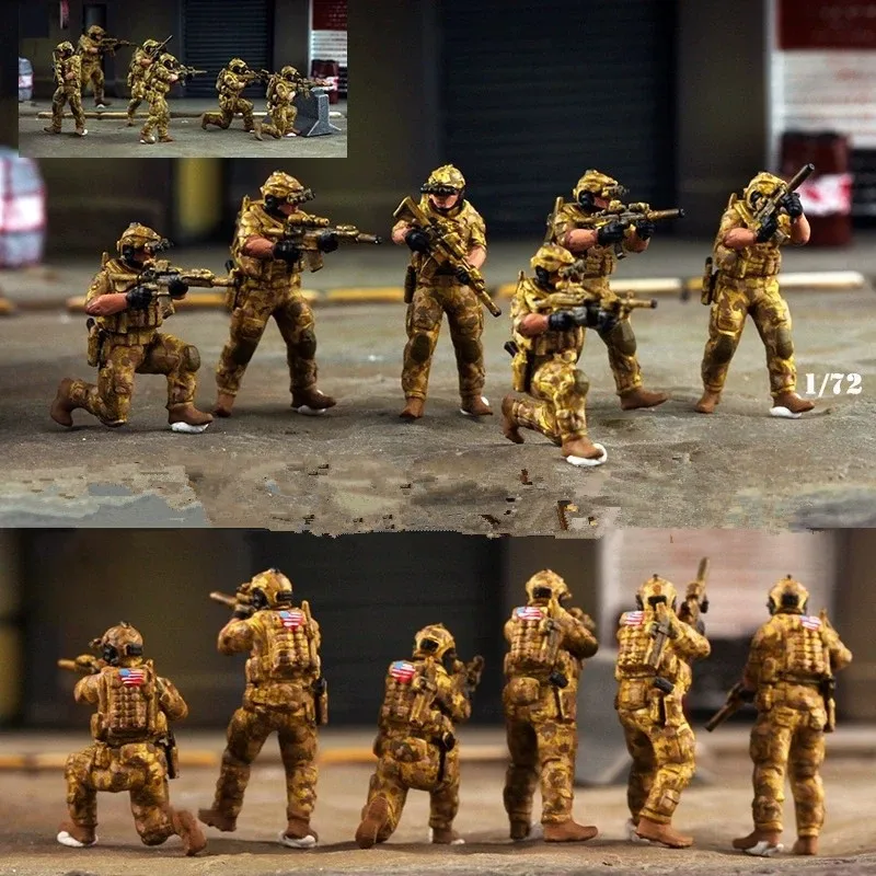

Масштаб 1:72, модель 6 шт., военно-морские котики США, Армия 6, солдаты, экшн-фигурки, игрушки, сцена, аксессуары, демонстрация, коллекционные куклы для поклонников, подарки