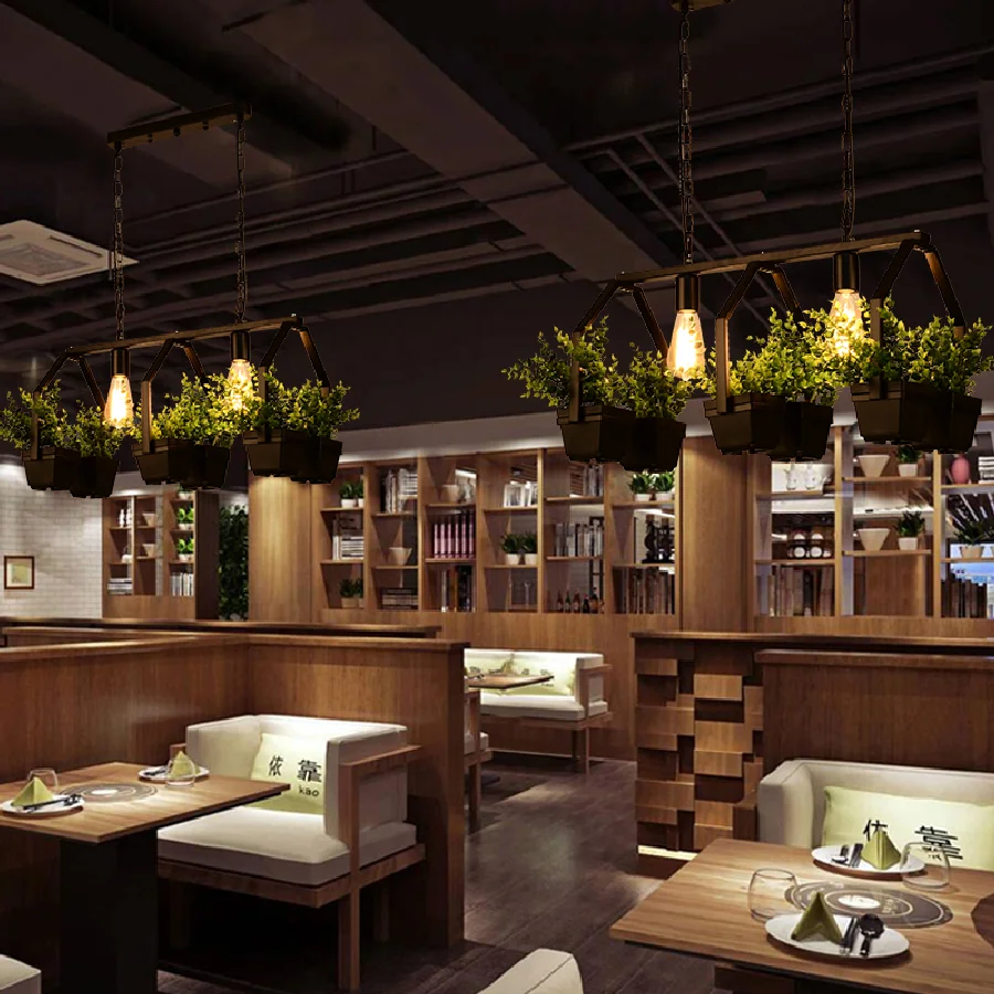 

Креативная индивидуальная люстра в виде красного магазина, музыкальная Люстра для столовой, бара, горячего горшка, ресторана, барбекю, бара,...