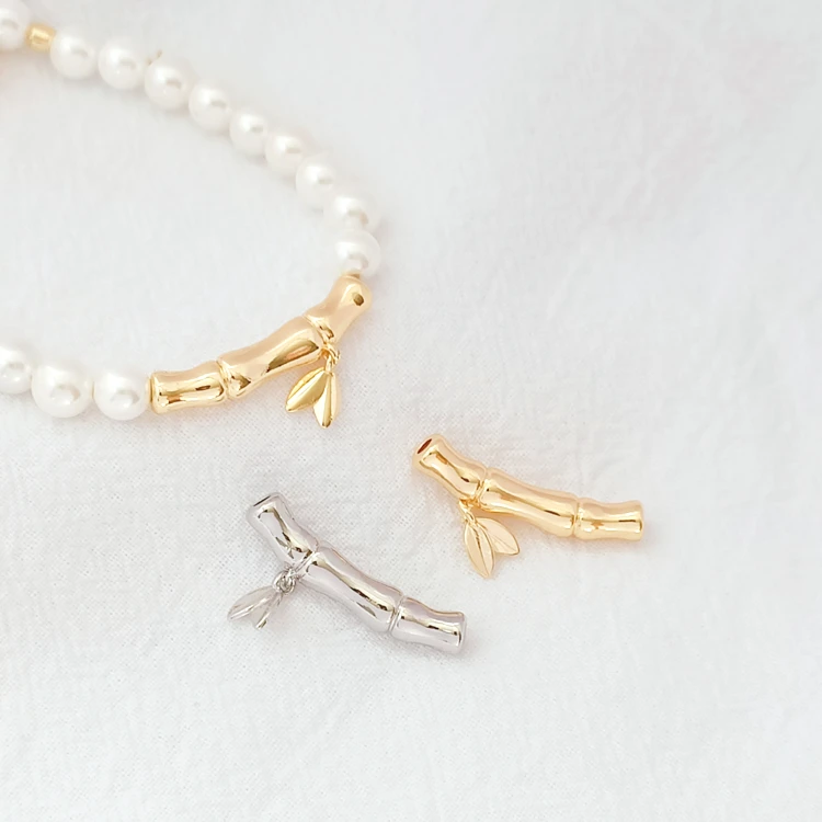 

1 шт., 14 к, медный плакированный Золотой бамбуковый узел