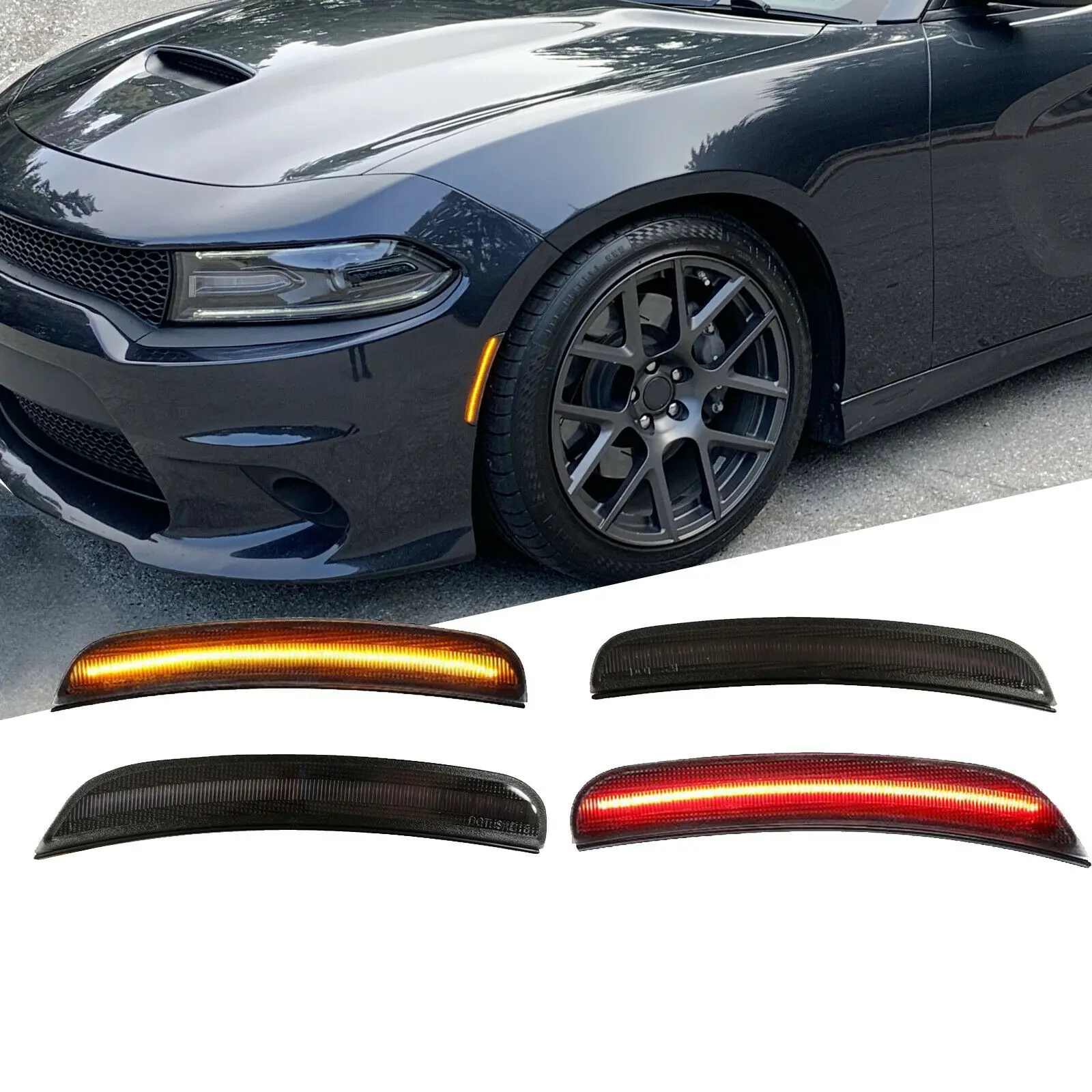 Led Side Marker Light Smoked Lens