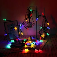 5 2m17 06ft c6 strawberry string light 50 led ip44 waterproof 8 mode fairy lamp string lighting chain for home decor party