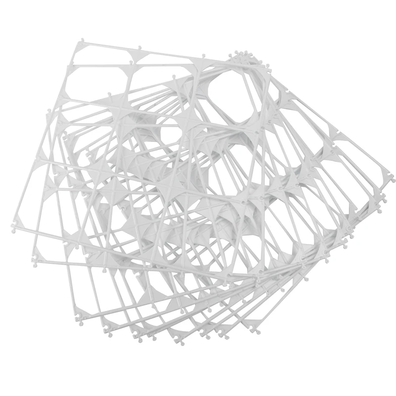 

10 шт. белый квадратный 9 ячеек шар пластиковый квадратный держатель сценический фон большая сетка Украшение стен