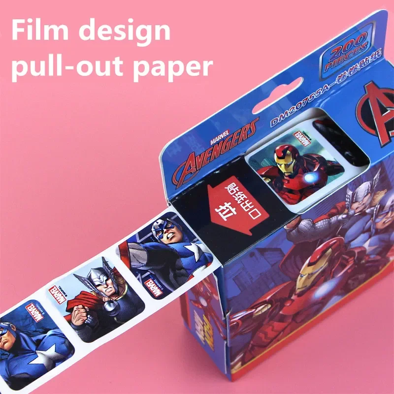 200 листов в коробке наклейки с героями мультфильмов Диснея Холодное сердце Эльза