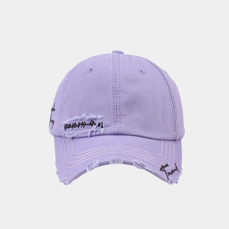

Men's Women's Vintage Baseball Caps Letter Embroidered Cotton Adjustable Hight Quality Snapback Hat For Male Female