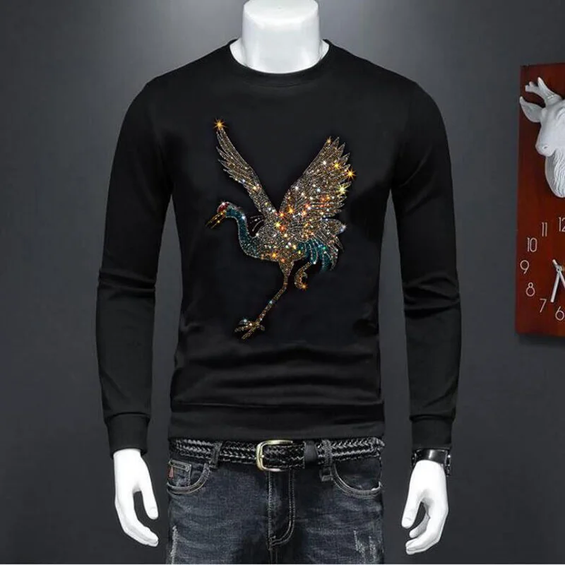 

2023 New top Men Women Hoodies Hot drill high quality men's hoodies 079