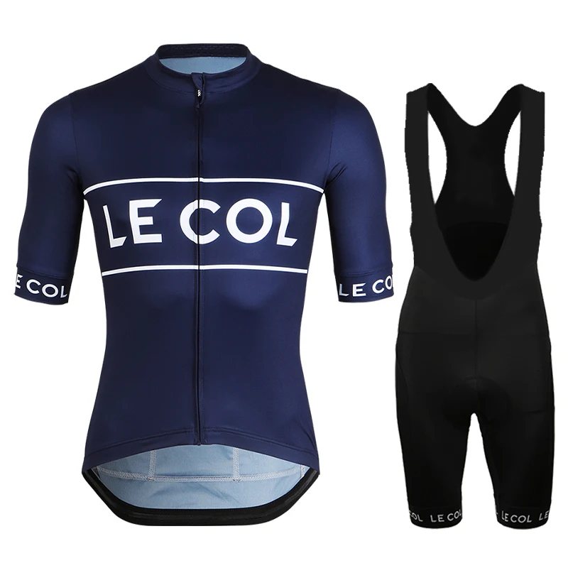 Новинка лета 2022 велосипедная Одежда LE COL с коротким рукавом Слюнявчики для