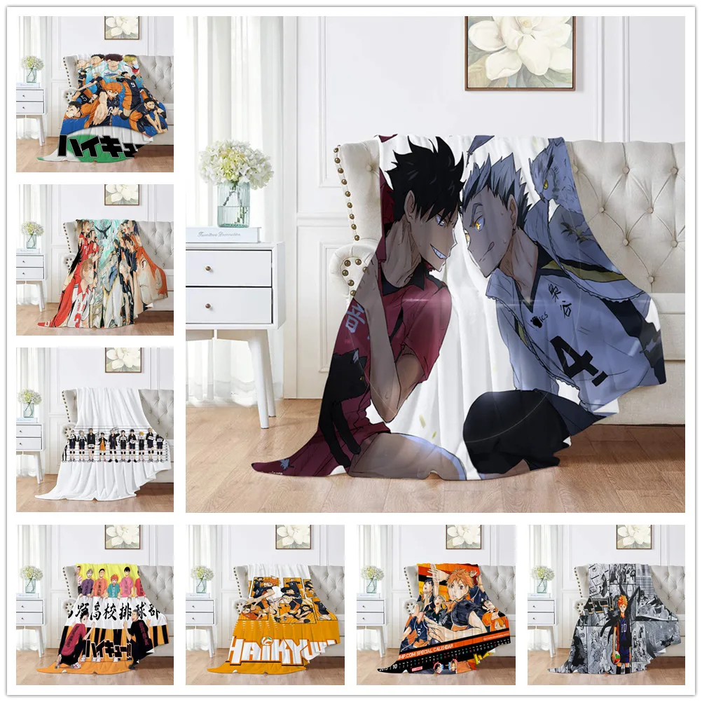 

Haikyuu! Одеяло, фланелевое одеяло s, микроберта для кровати, автомобиля и украшения дома