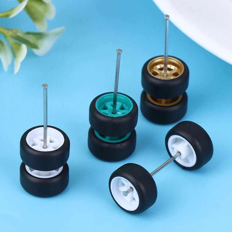 1:64 колеса для Hotwheels с резиновой шиной модель автомобиля модифицированные детали