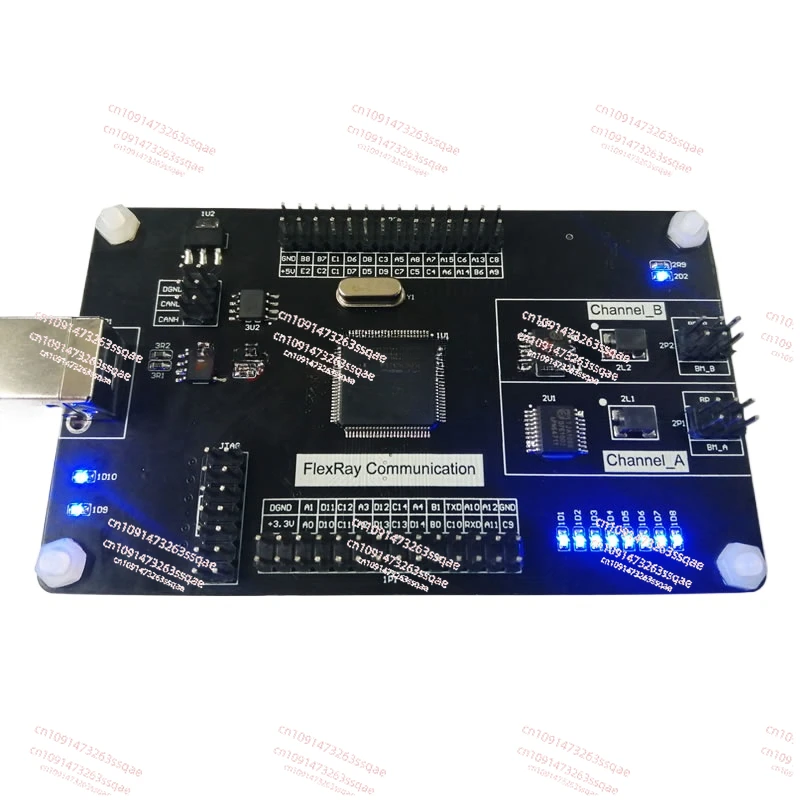 Плата разработки Flexray двумашинная связь к последовательному порту FlexRay CAN.