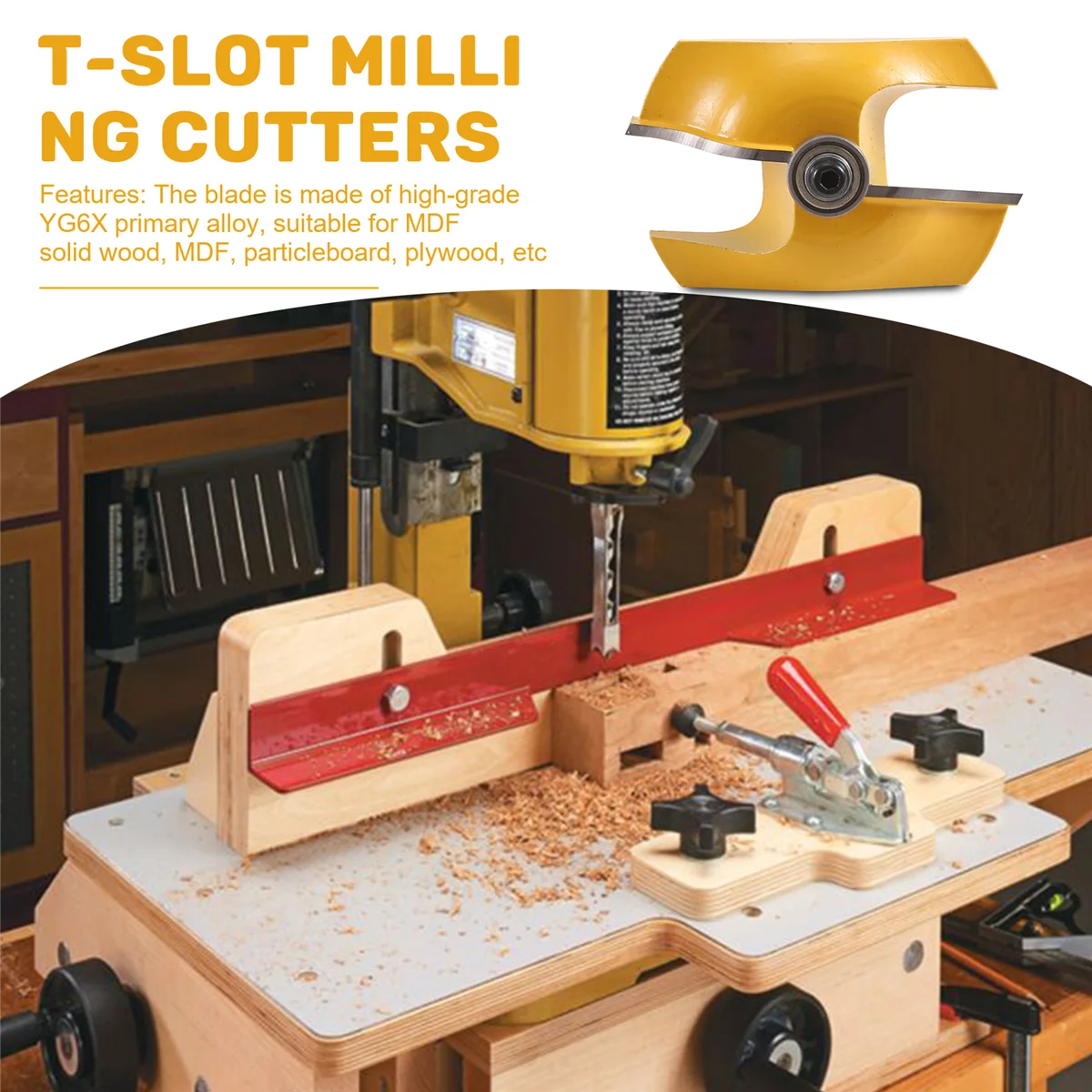 3 шт. набор фрез для деревообработки 1/4 дюйма