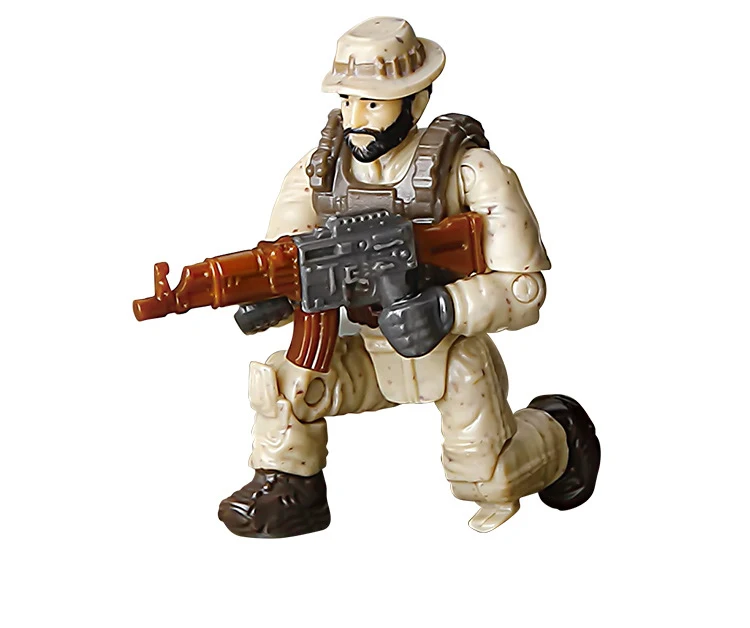 Масштаб 1:35 Современная Военная аутстонская снайперская сцена Мега блок второй