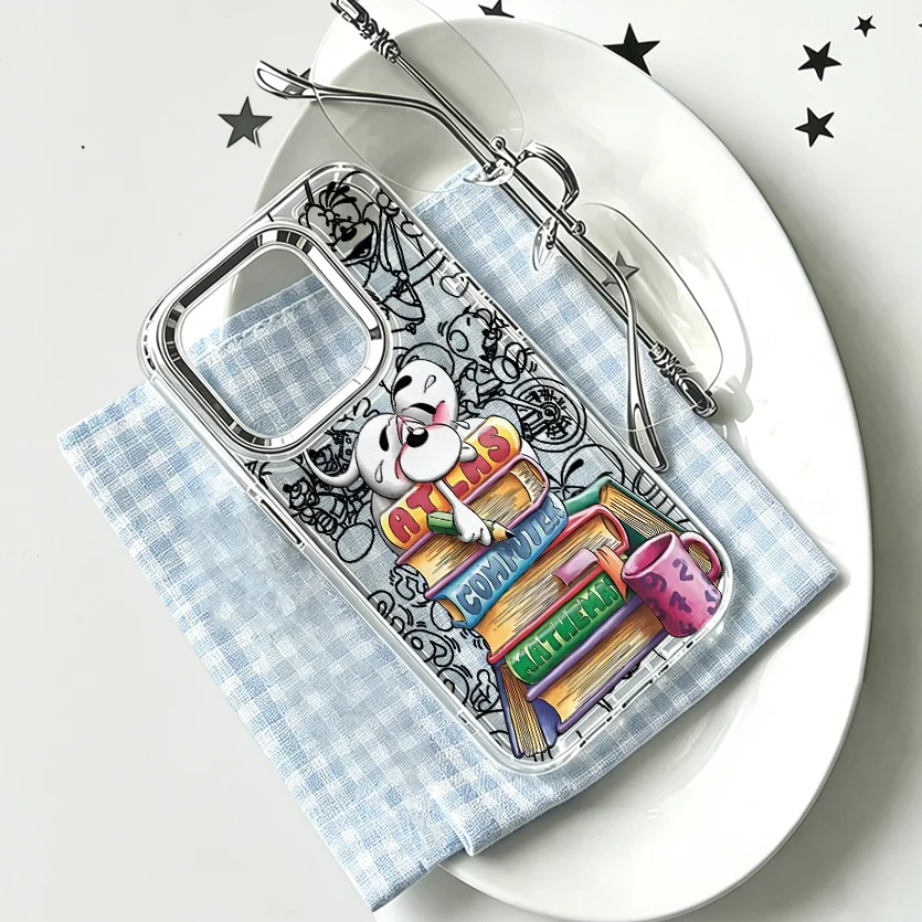 Фото Прозрачный мягкий чехол для телефона Samsung Galaxy S25 S24 S23 S22 S21 S20 Note20 FE Ultra Edge Plus 4G 5G с мультяшным дизайном D-diddls №4