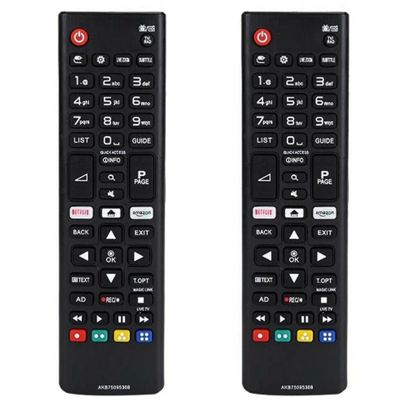

2X Универсальный сменный пульт дистанционного управления для LG SMART TV - AKB75095308