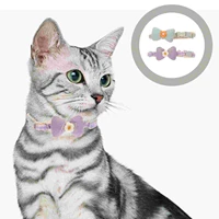 2pcs pet collar buckle bow tie collar for puppy cat collar pet supply tie collar