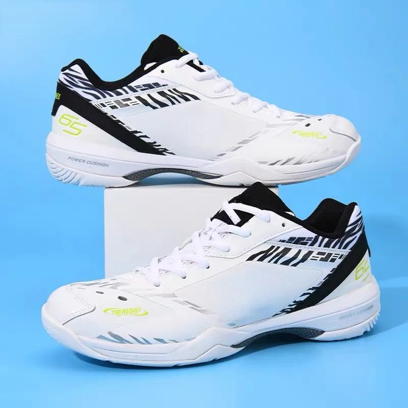 New Arrival Badminton Shoes Unisex Luxury Brand Man Court Shoe Lace Up Adult Table Tennis Shoes Non-Slip Indoor Sports Shoe