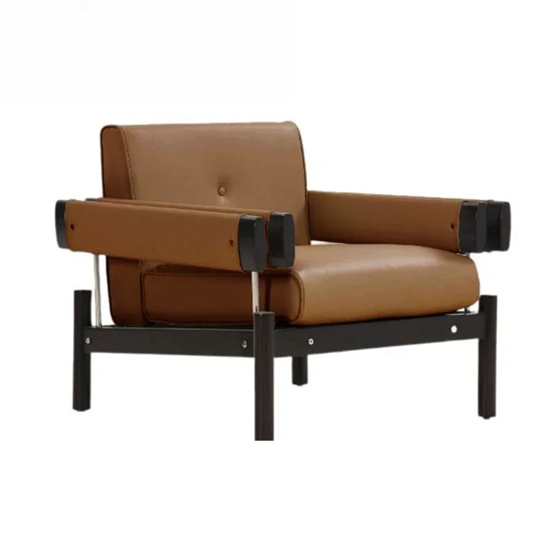 Современный минималистичный дизайн подлокотник из массива дерева для отдыха