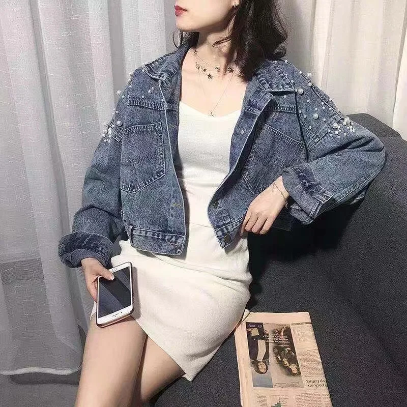 Дешевая оптовая продажа новая осенне-зимняя Модная Повседневная джинсовая